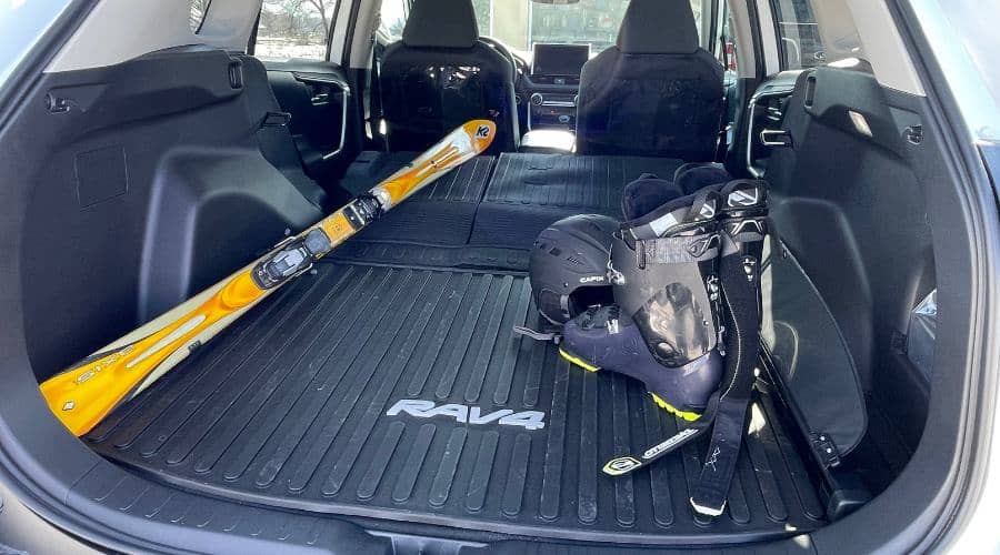 RAV4 cargo space is more than the Venza