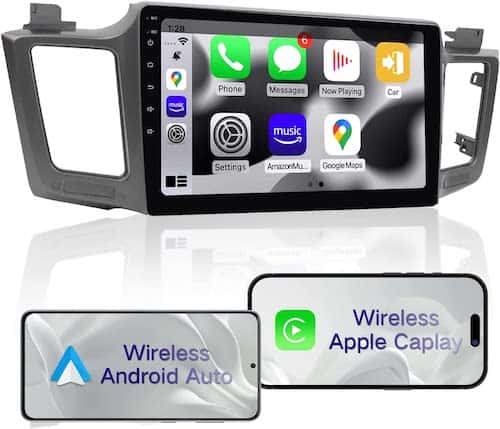 apple carplay media receiver for 2013 to 2018 toyota rav4 models
